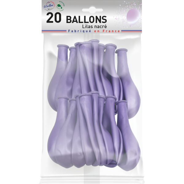 Ballon lilas nacré – Image 3