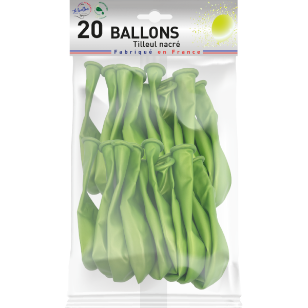 Ballon tilleul nacré – Image 3