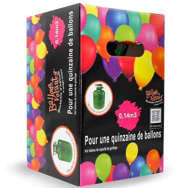 Bouteille d'hélium 0,14 m3
