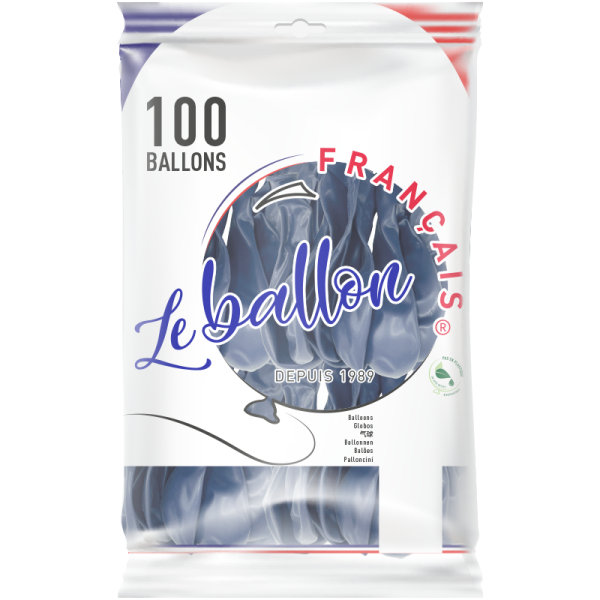 Ballon bleu marine opaque – Image 5