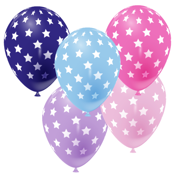 Ballon étoiles
