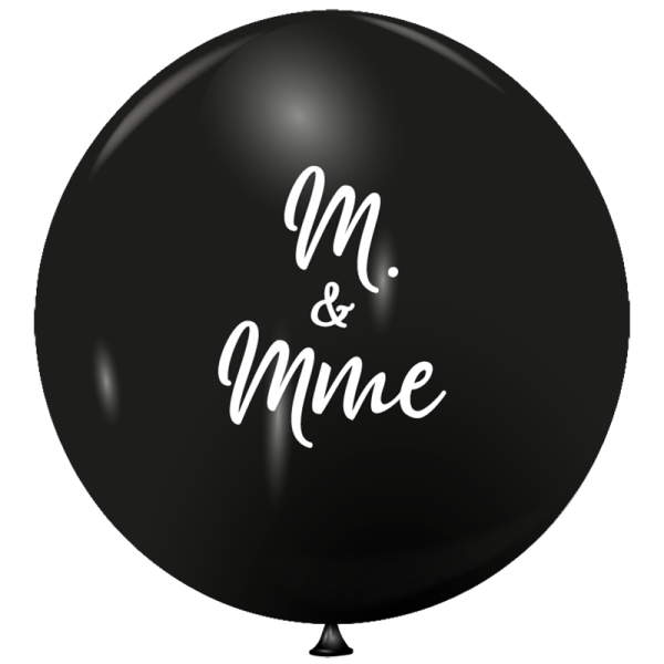Ballon géant M & Mme