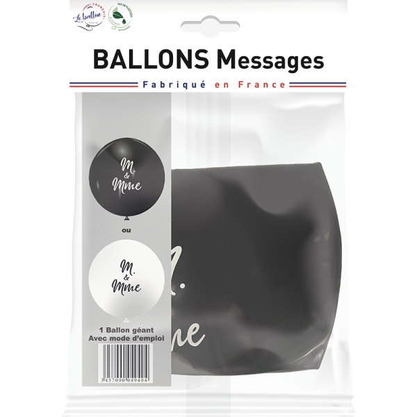 Ballon géant M & Mme – Image 3