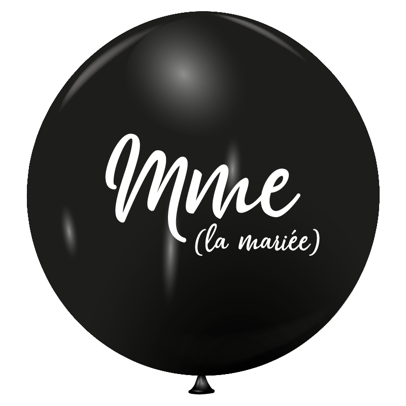 Featured image for “Ballon géant madame la mariée”