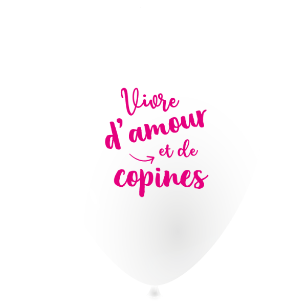 Ballon vivre d'amour et de copines