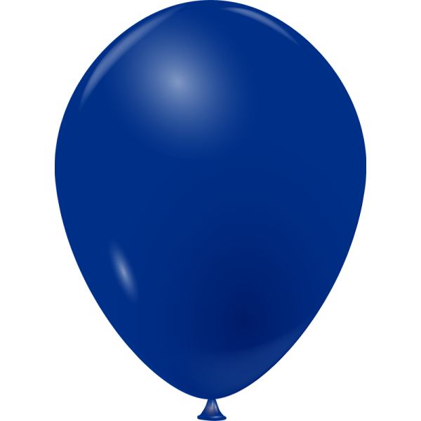 Ballon bleu marine opaque