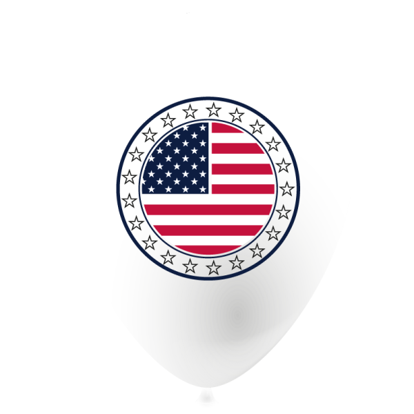 Ballon drapeau Amérique