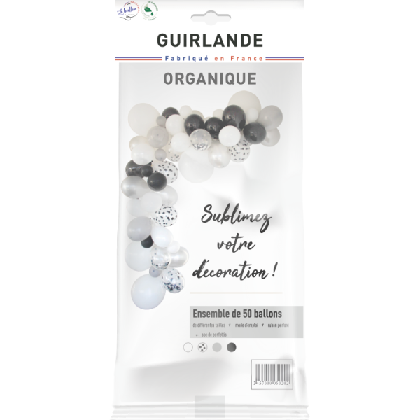 Guirlande organique argent – Image 2