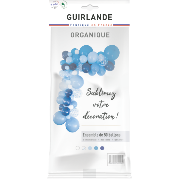 Guirlande organique bleue – Image 2