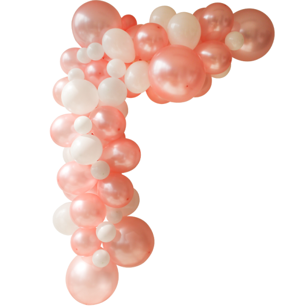 Guirlande organique corail