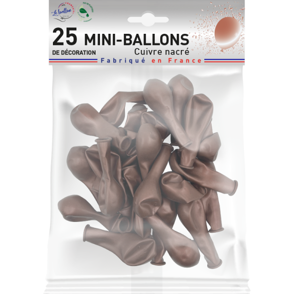 Mini-ballon cuivre nacré – Image 2