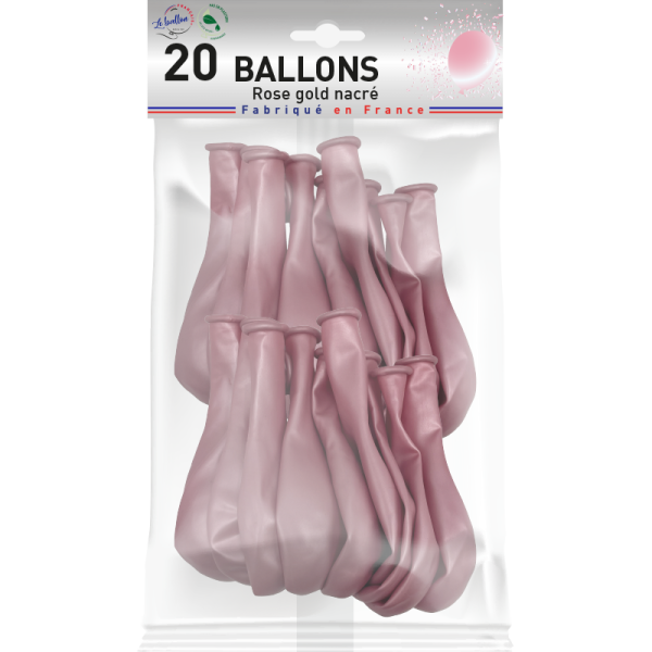 Ballon rose gold nacré – Image 3