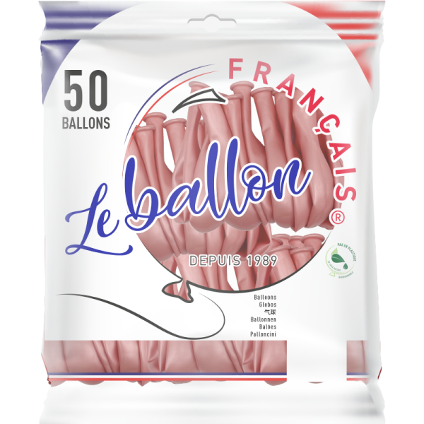 Ballon corail nacré – Image 4