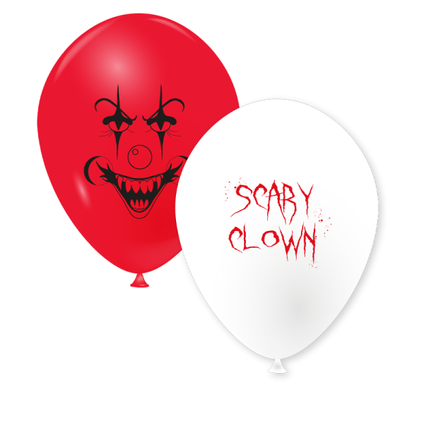 Ballons scary clown