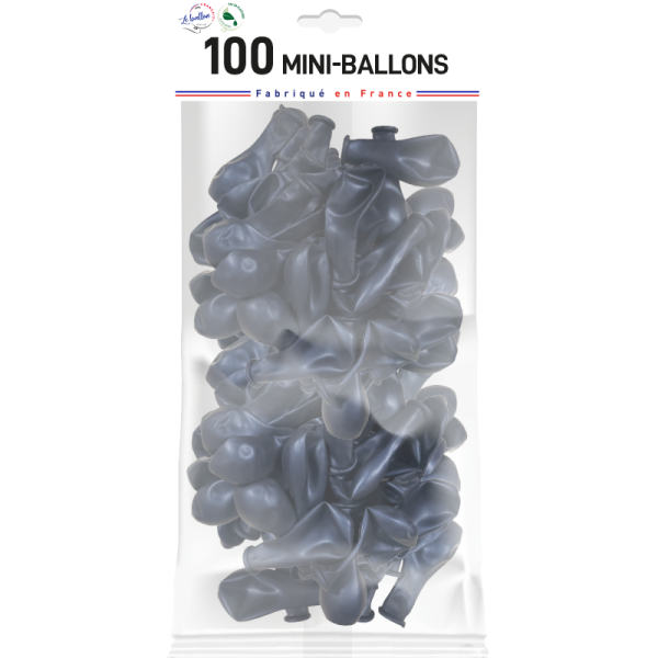 Mini-ballon bleu marine nacré – Image 3