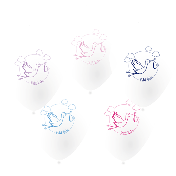 Ballon cigogne