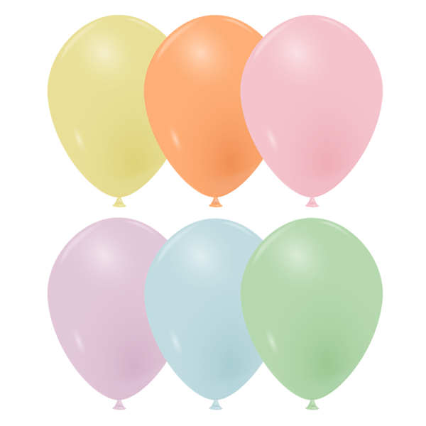 Ballons pastel