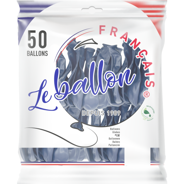 Ballon bleu marine opaque – Image 4