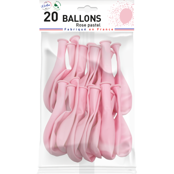 Ballon rose pastel opaque – Image 3
