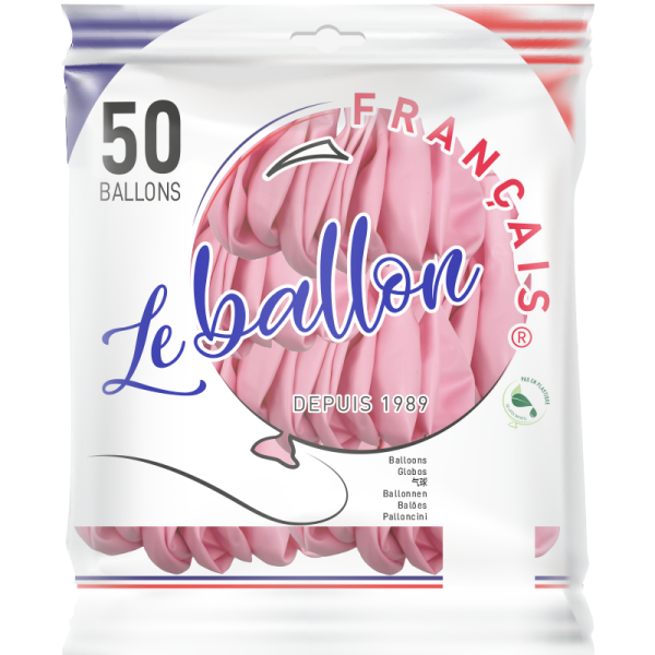 Ballon rose pastel opaque – Image 4