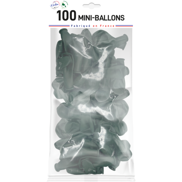 Mini-ballon vert sapin opaque – Image 3