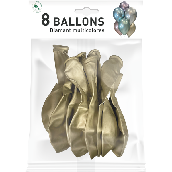 Ballon diamant or étincelant – Image 2
