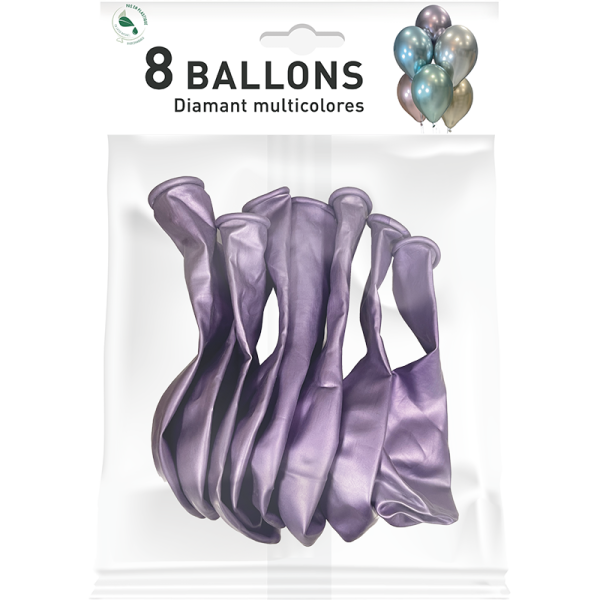 Ballon diamant améthyste – Image 2