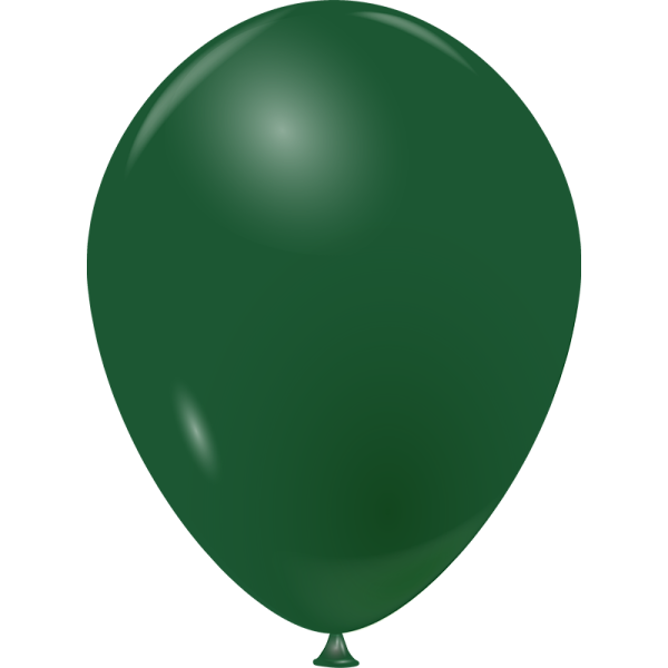 Mini-ballon vert sapin opaque