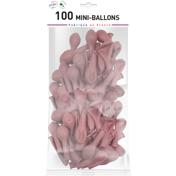 Mini-ballon rose blush opaque – Image 3