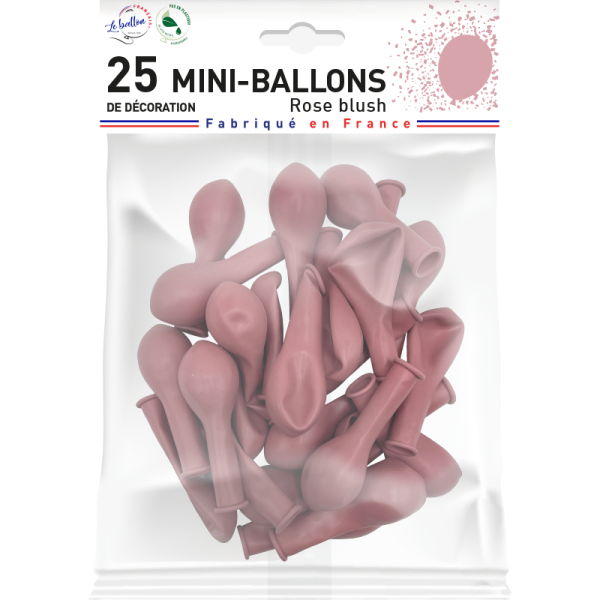 Mini-ballon rose blush opaque – Image 2
