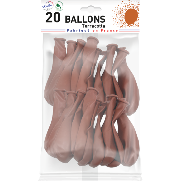 Ballon terracotta opaque – Image 3