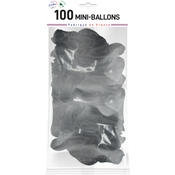 Mini-ballon noir nacré – Image 3