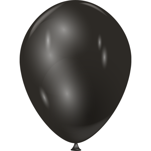 Ballon noir nacré