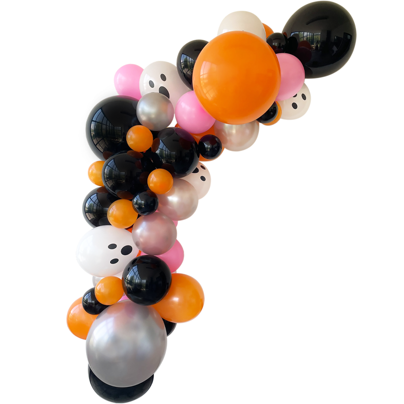 Featured image for “Guirlande organique halloween rose”