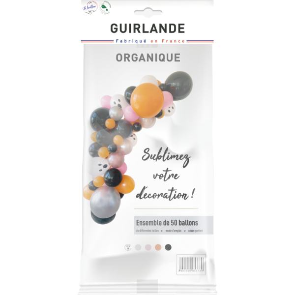 Guirlande organique halloween rose – Image 2