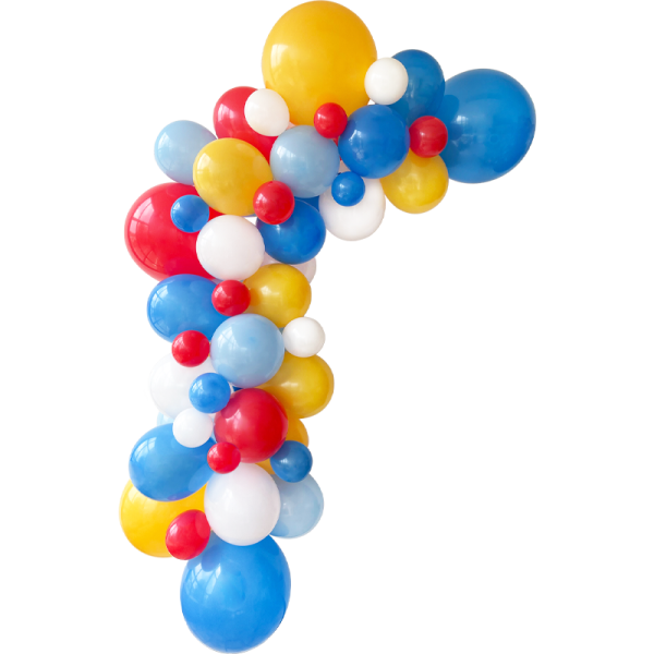Guirlande organique clown