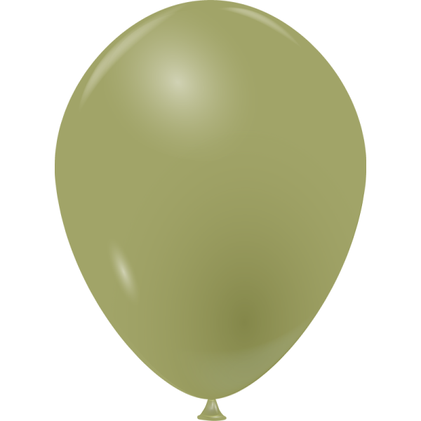 Mini-ballon vert olive opaque