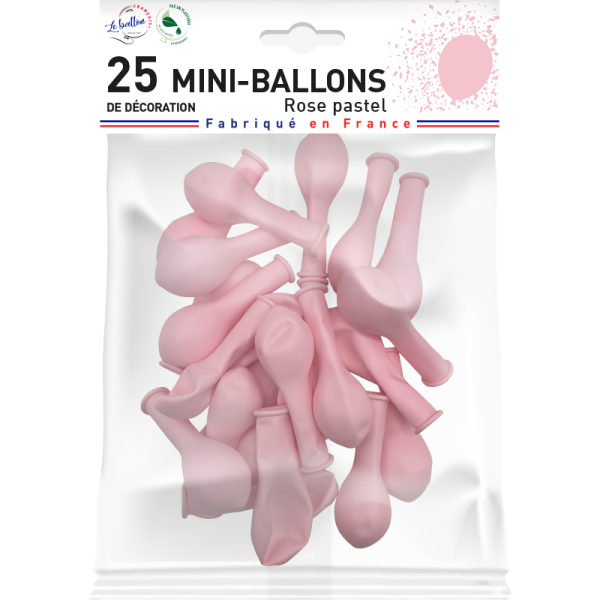 Mini-ballon rose pastel opaque – Image 2