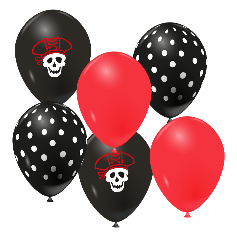 Featured image for “Ballons ambiance pirate”