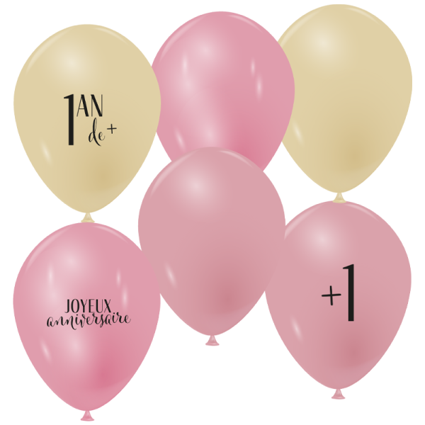 Ballons 1 an de plus