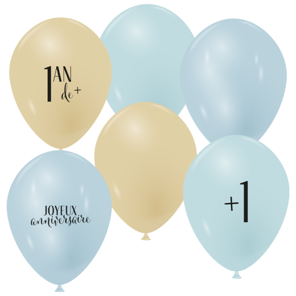 Ballons 1 an de plus