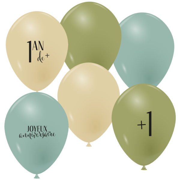 Ballons 1 an de plus