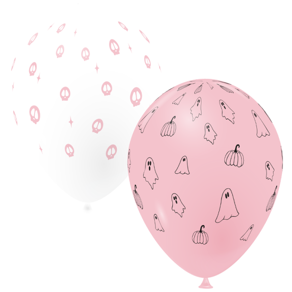 Ballons fantôme citrouille