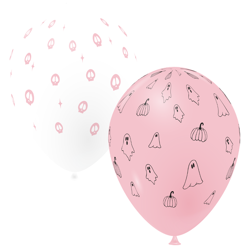 Featured image for “Ballons fantôme citrouille”