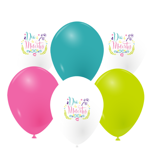 Ballons día de los muertos