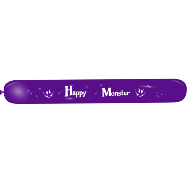 Ballon bannière happy monster