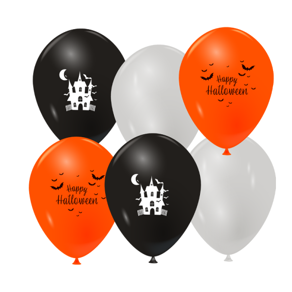Ballons ambiance chauve-souris