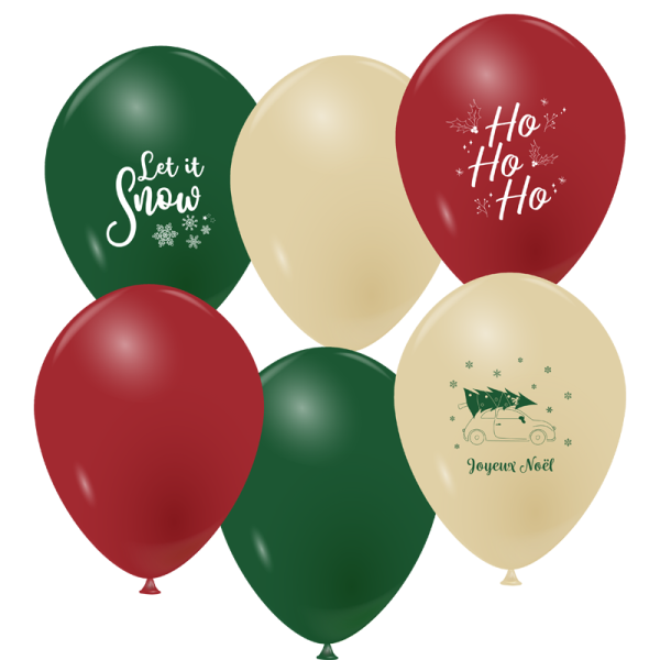 Ballons Noël et merveilles