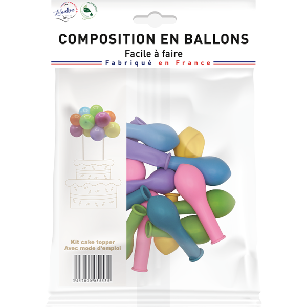 Cake topper multicolore – Image 2