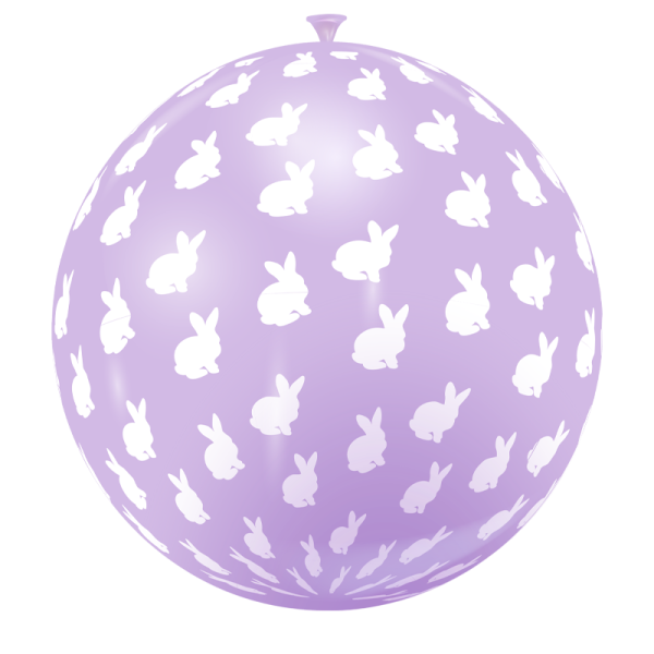 Ballon géant lapin de Pâques